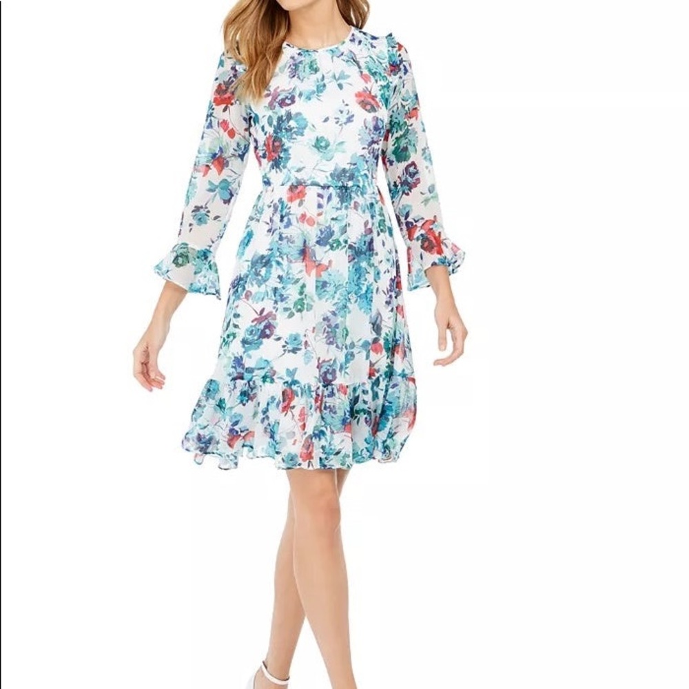 Floral Calvin Klein dress